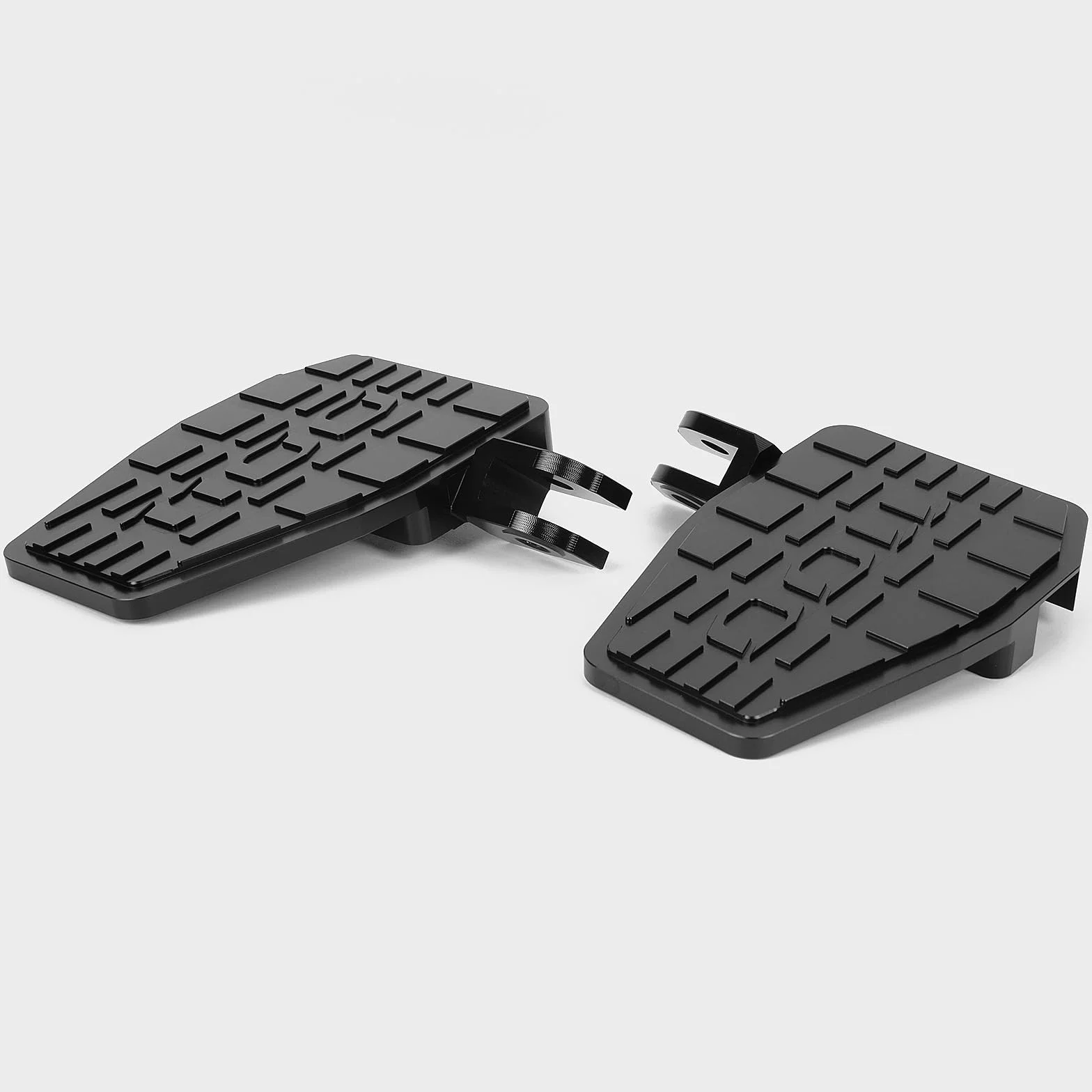 WOOGA Breite fette Fußrasten Vergrößerte Fuß stütze Fuß pedals tütze Motorrad zubehör passend für Ho&n&da Rebel CMX 1100 CMX1100/DCT Zubehör 2021 2022 2023 2024 (Schwarz)