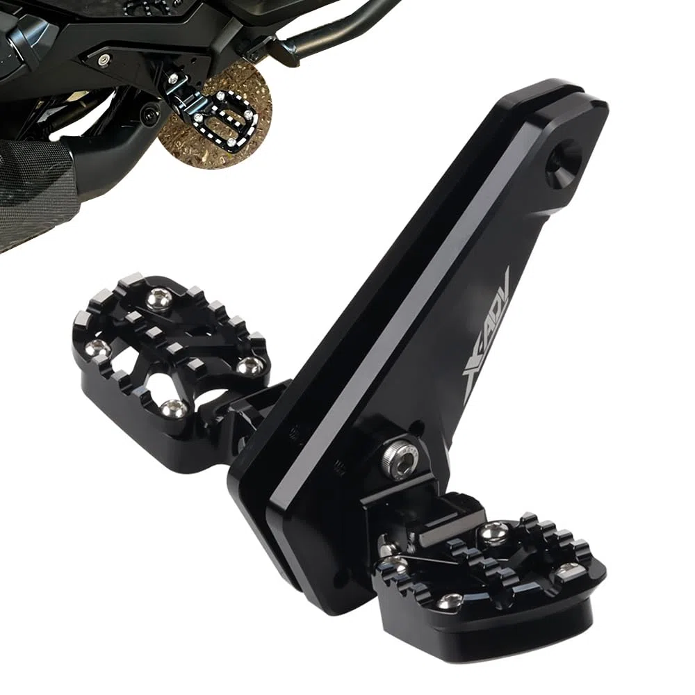 MOQIAOSEIKO CNC Aluminium Motorrad klappbare Beifahrer Fußrasten hinten Pedal für Honda XADV750 X ADV X-ADV 750 2021 2022 2023 2024 2025