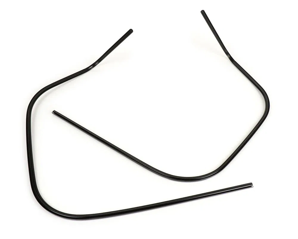 MOTO NOSTRA Kantenschutz/Schlitzrohr Set schwarz kompatibel für Vespa GTS 125, Vespa GTS HPE 300, Vespa GTS Super 125, Vespa GTS Super HPE 300, Vespa GTV HPE 300