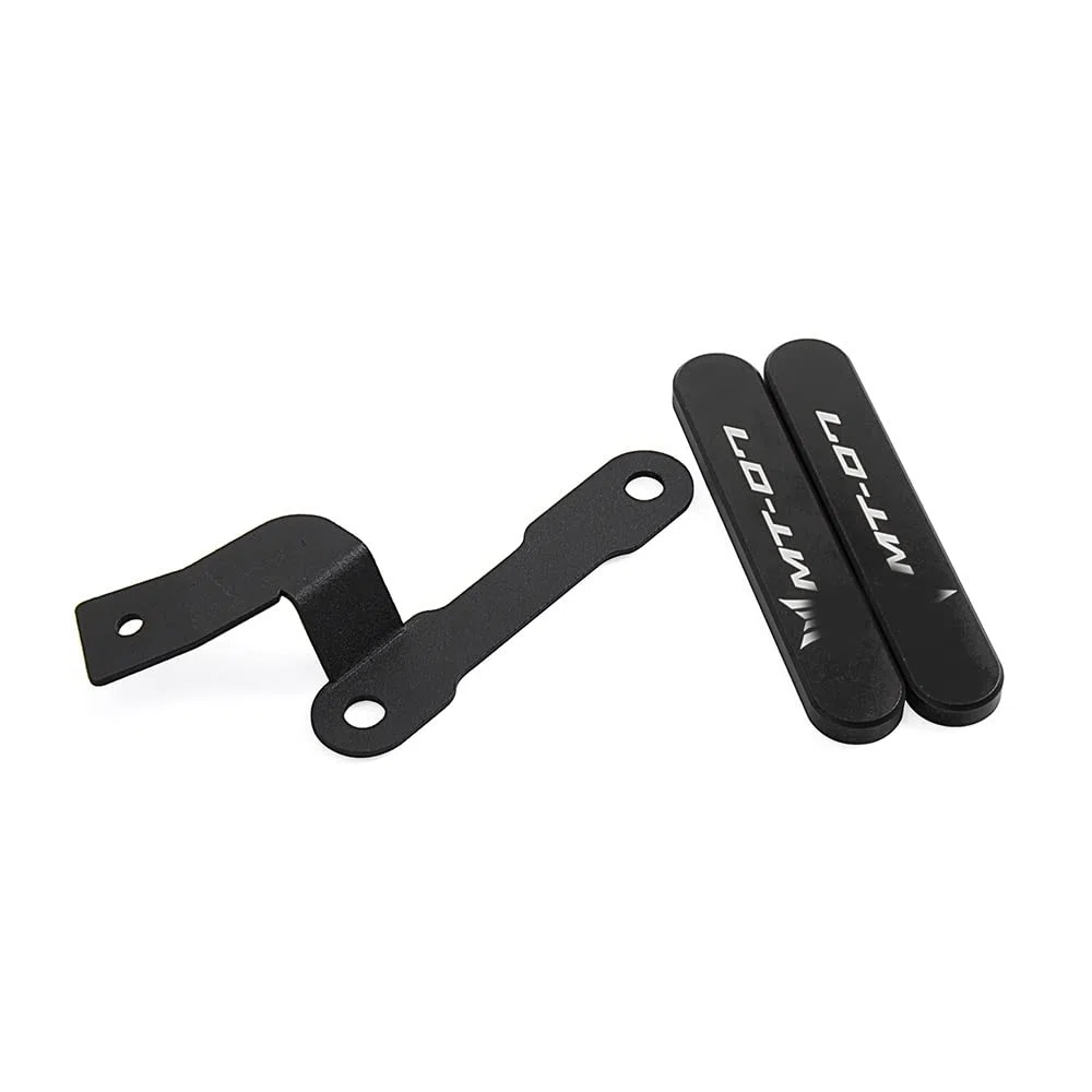 Aluminium-Motorrad-Beifahrer-Fußrasten-Entfernungs-Kit Hintere Ölmodifikationshalterung Für Yamaha MT07 MT-07 2014 2015 2016 2017