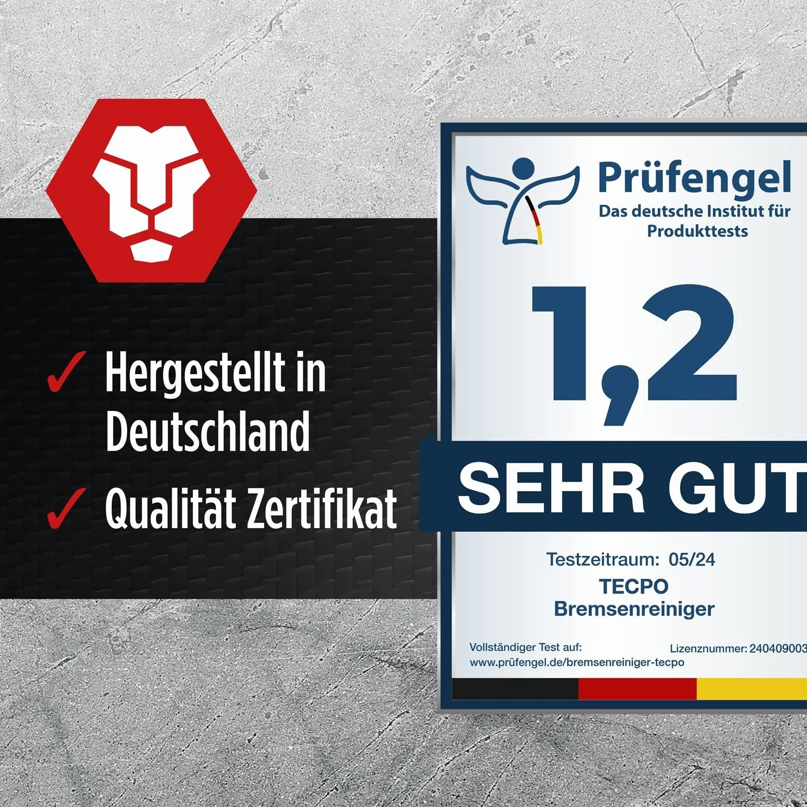 TECPO Bremsenreiniger 12x 500ml Universal Teilereiniger 360° Ventil Power Brake Cleaner Acetonfrei Reiniger Entfetter Korrosionsschutz