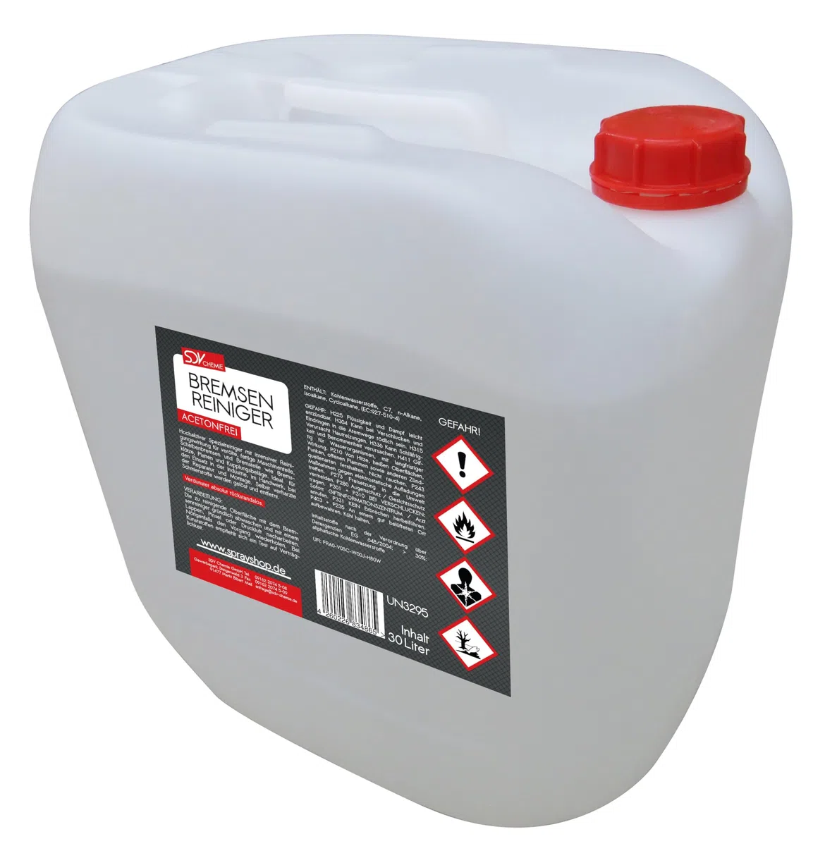 SDV Chemie Bremsenreiniger 1x 30L Schnellentfetter Teilereiniger Montagereiniger 30 Liter