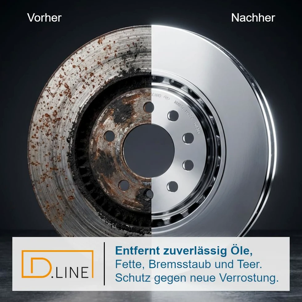 D.LINE Bremsenreiniger 5 Liter (1x 5 Liter)