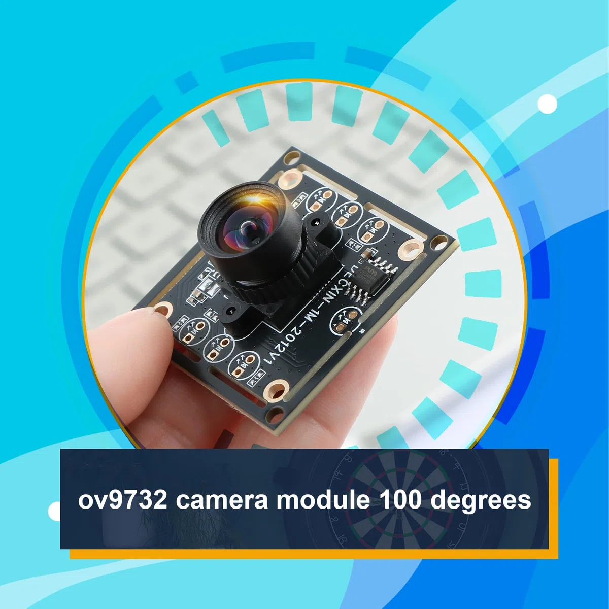 ov9732 Kameramodul 100 Grad für autodarts Dart Kamerasystem 3 Satz 1280x720 30fps Gesichtserkennung Bilderfassung 2M Kabel USB2.0 Ausgang Phone