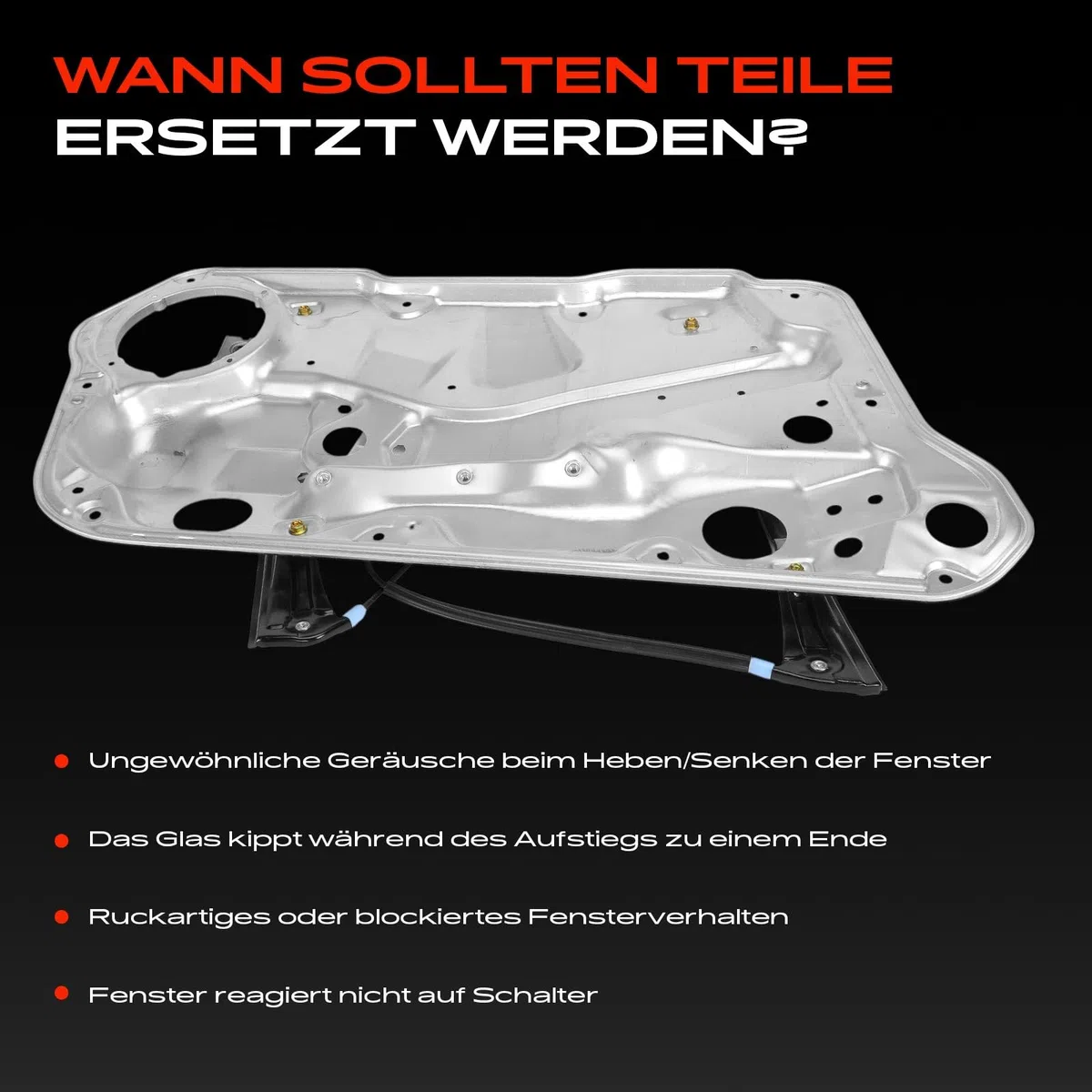 Frankberg Fensterheber Mit Grundträger Vorne Links Kompatibel mit B-o-r-a 1J2 1J6 Golf IV 1J1 1J5 1997-2006 1J4837461H