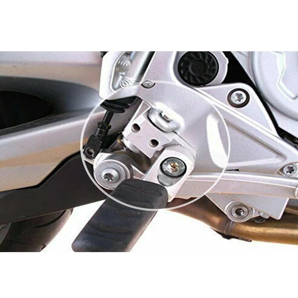 Für BMW R1150RT R1100RT R1150R Rockster R 1150 RT R 1100 RT Verstellbare Fußstütze Für BMW Beifahrer Motorrad Fußrasten Pedale