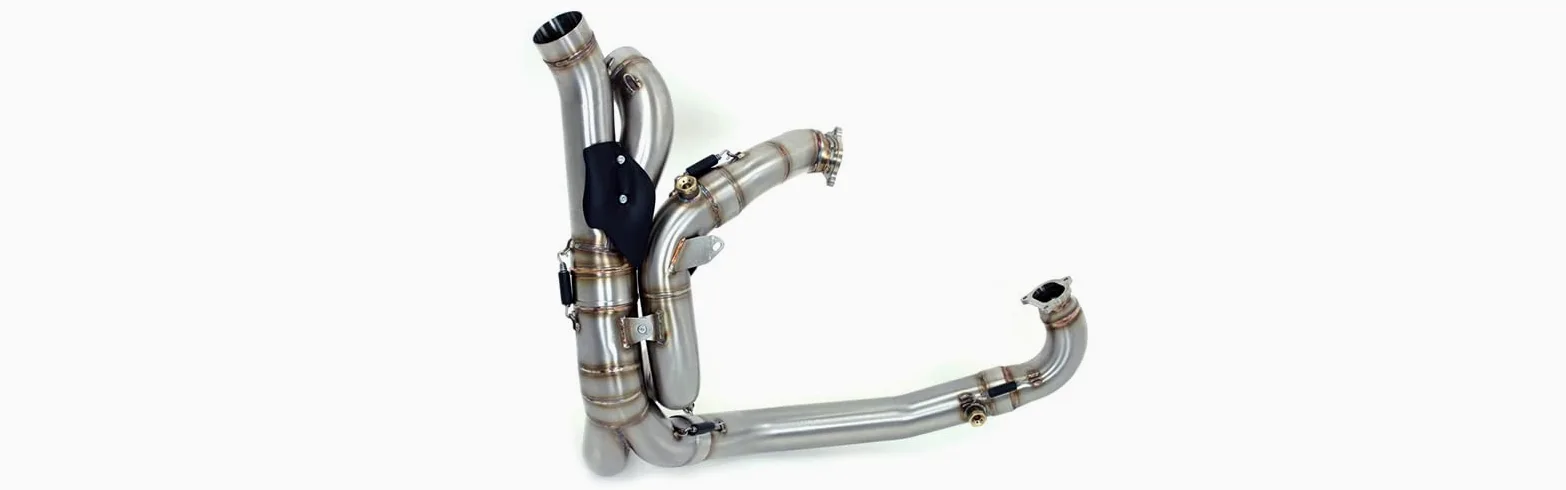 YAMAHA TRACER 9 '21 HOMOLOGATED CATALYTIC STAINLESS STEEL COLLECTOR LOW VERSION