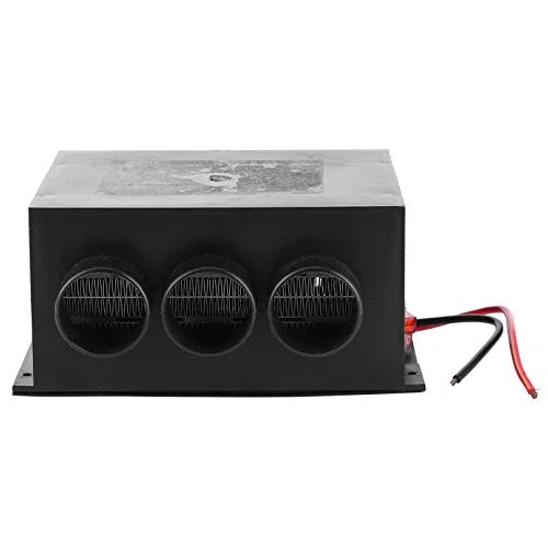12 V 600 W Autoheizung. KIMISS 3-Loch-tragbare Winterheizung, Wärmer, Windschutzscheiben-Entfroster, 12 V, Nebelentfernung, Auto-Entfroster für PKW, LKW, Busse, Wohnmobile, LKW, Wohnmobile
