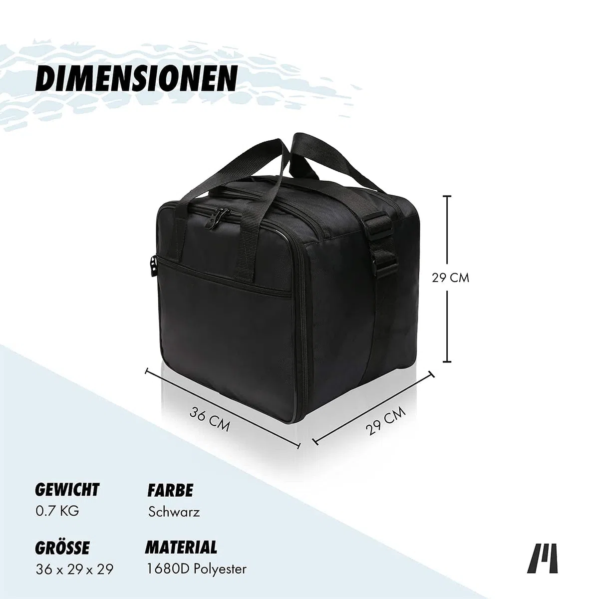 GETMORE Parts Motorrad Innentaschen kompatibel mit BMW Alu Top Case Adventure R1250GS R1200GS F850GS F800GS F750GS F700GS F650GS I Gepäck Tasche für Kleidung I Motorradtour Zubehör Top Box Aluminium