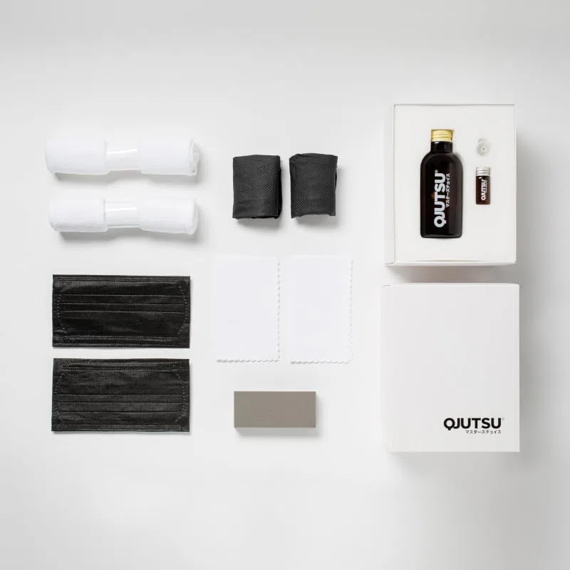 ChimpTools - Soft99 Qjutsu 2 Komponenten Keramick Lackversiegelung mit NANO EFFEKT Body Coat PRO High End Keramikbeschichtung - SiO2 Keramik Versiegelung - 100ml Set