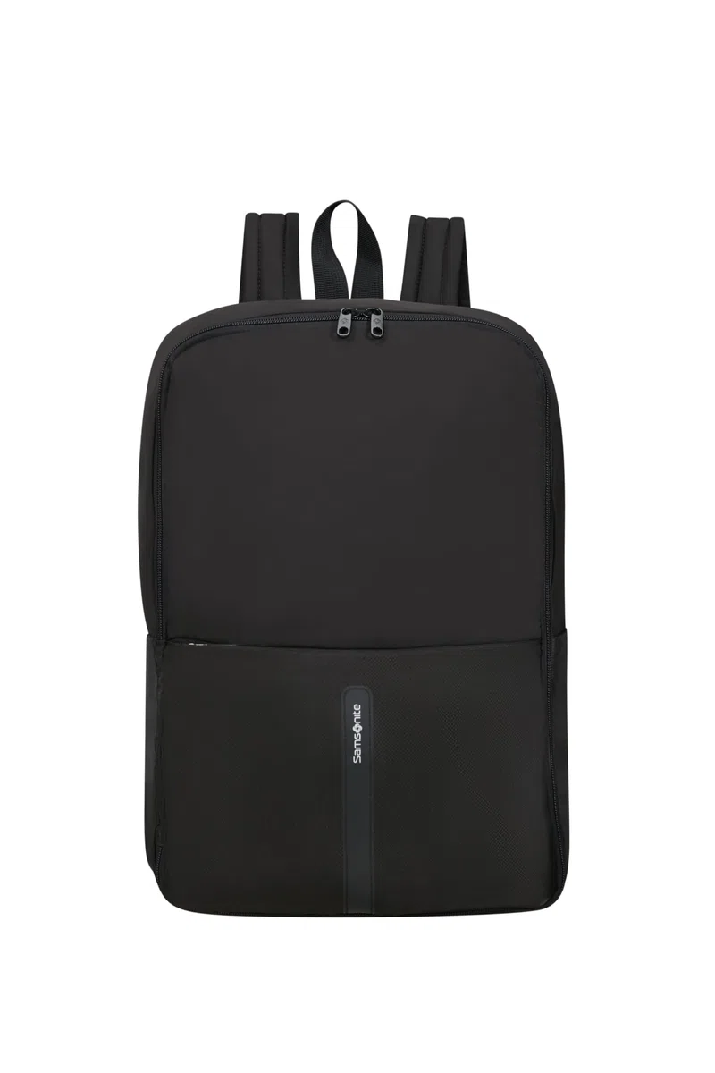 Samsonite TA Revolution - Faltbarer Kabinenrucksack 45 x 35 x 20 cm, Leichter Handgepäck für EasyJet, Reflektierende Details, 0.20 KG, Schwarz