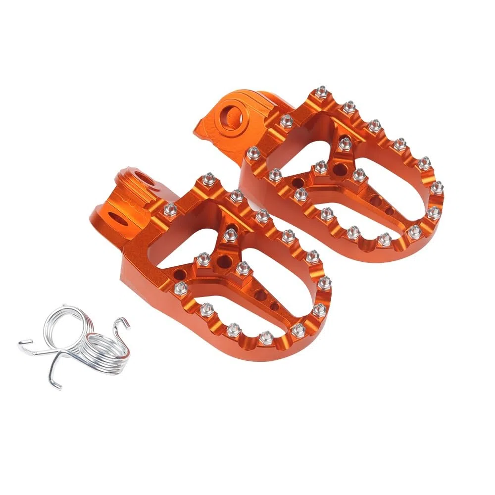 CNC ein Paar Motorrad Fußrasten Pedale breit Dirt Bike für KTM EXC EXC-F XC-F XCF-W SX-F 690 125 150 530 1050 1090 1190 1290 ADVENTURE ENDURO SMC für BETA For HUSQVARNA