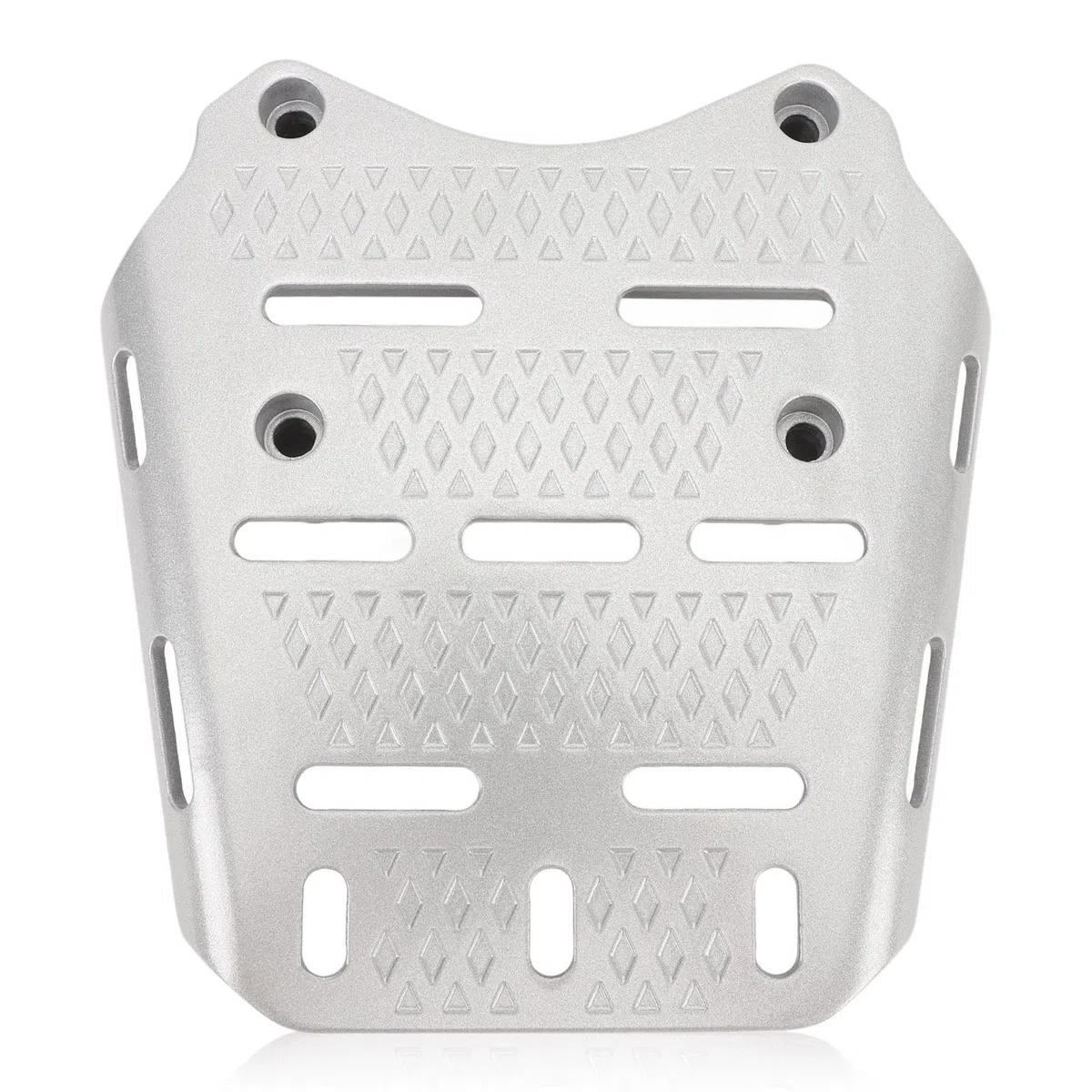 Motorrad-Gepäckträger für PCX 125 150 160 2014–2024, CNC-Aluminiumlegierung für PCX 125 150 160 2014–2024, Hintere Gepäckträger-Halterung, Zusätzlicher Stauraum (Silver)