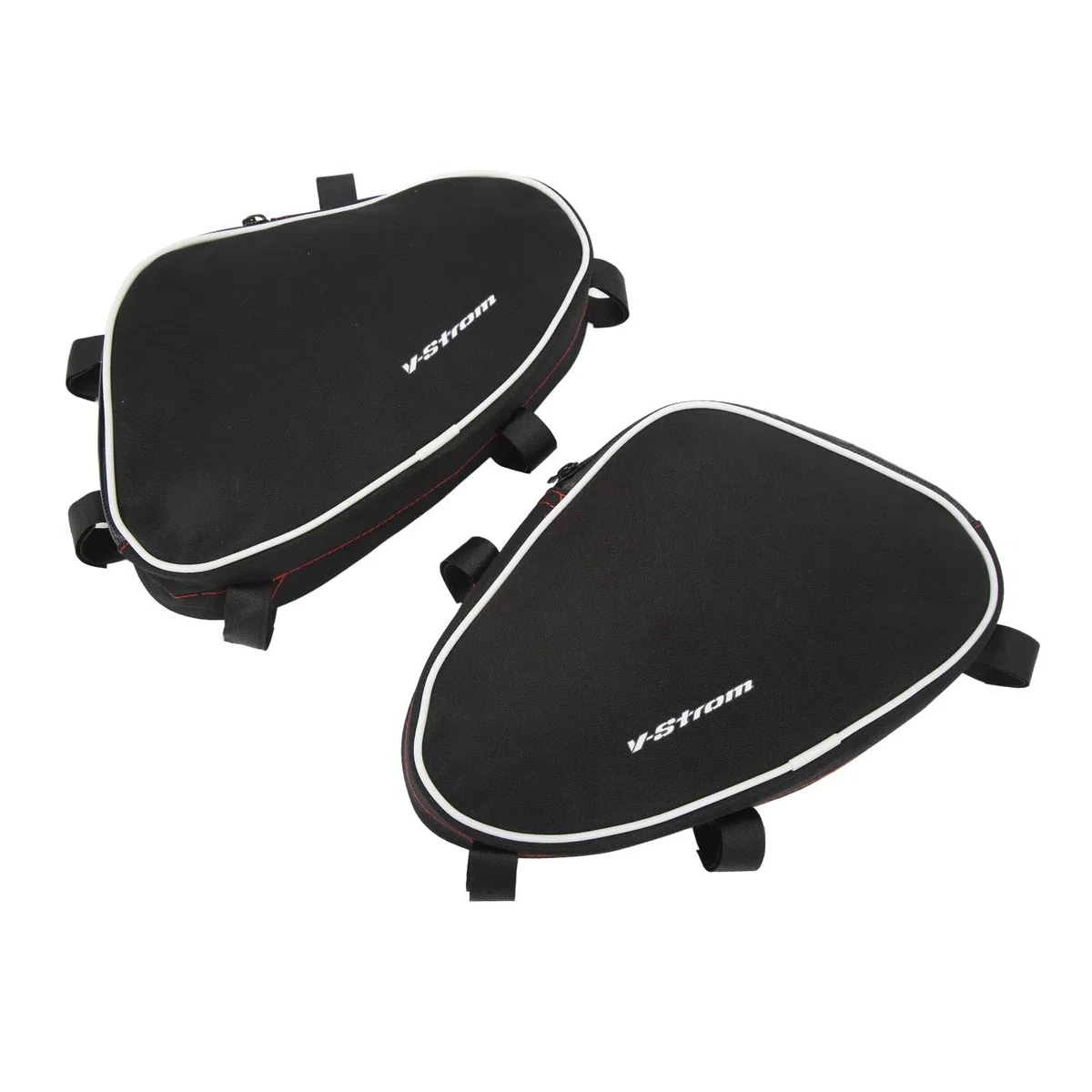 Headerbs Sturzbügel-Taschen, 2 Stück Motorradrahmen-Seitentasche wasserdichte Reparaturwerkzeug-Platzierungspakettasche für Motorrad DL650 DL1000