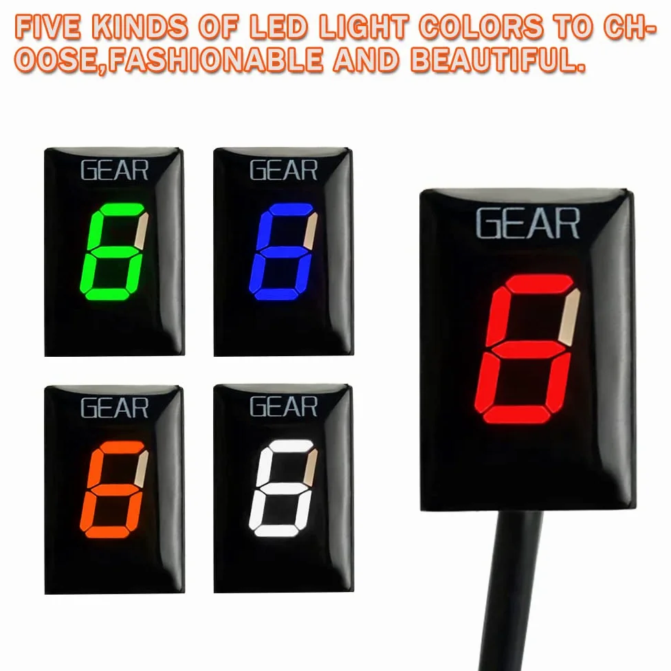 Motorrad Ganganzeige Meter Ganganzeige für Kawasaki ZX6R ZX-6R ZX6RR ZX-6RR ZX10R ZX-10R Z750 Z1000 Z 750 1000 ER-6N ER6N(Grün)