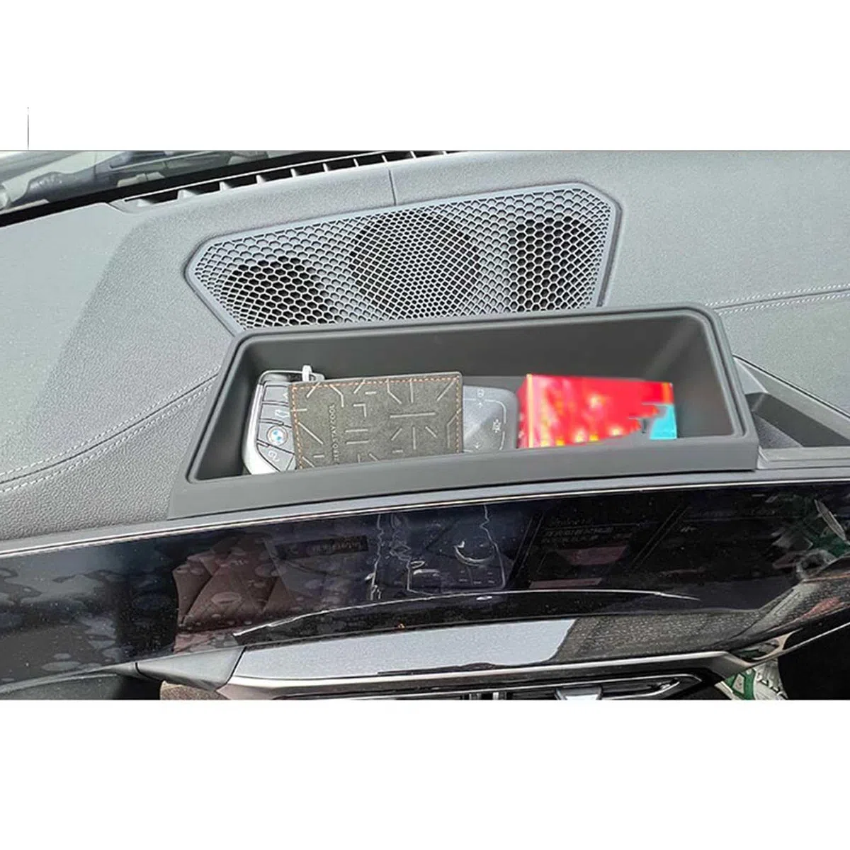 Auto-Armaturenbrett-Aufbewahrungsbox für BMW G20 2023, Auto Armaturenbrett Ablage Brillenhalterung Anti-Rutsch Auto Zubehör