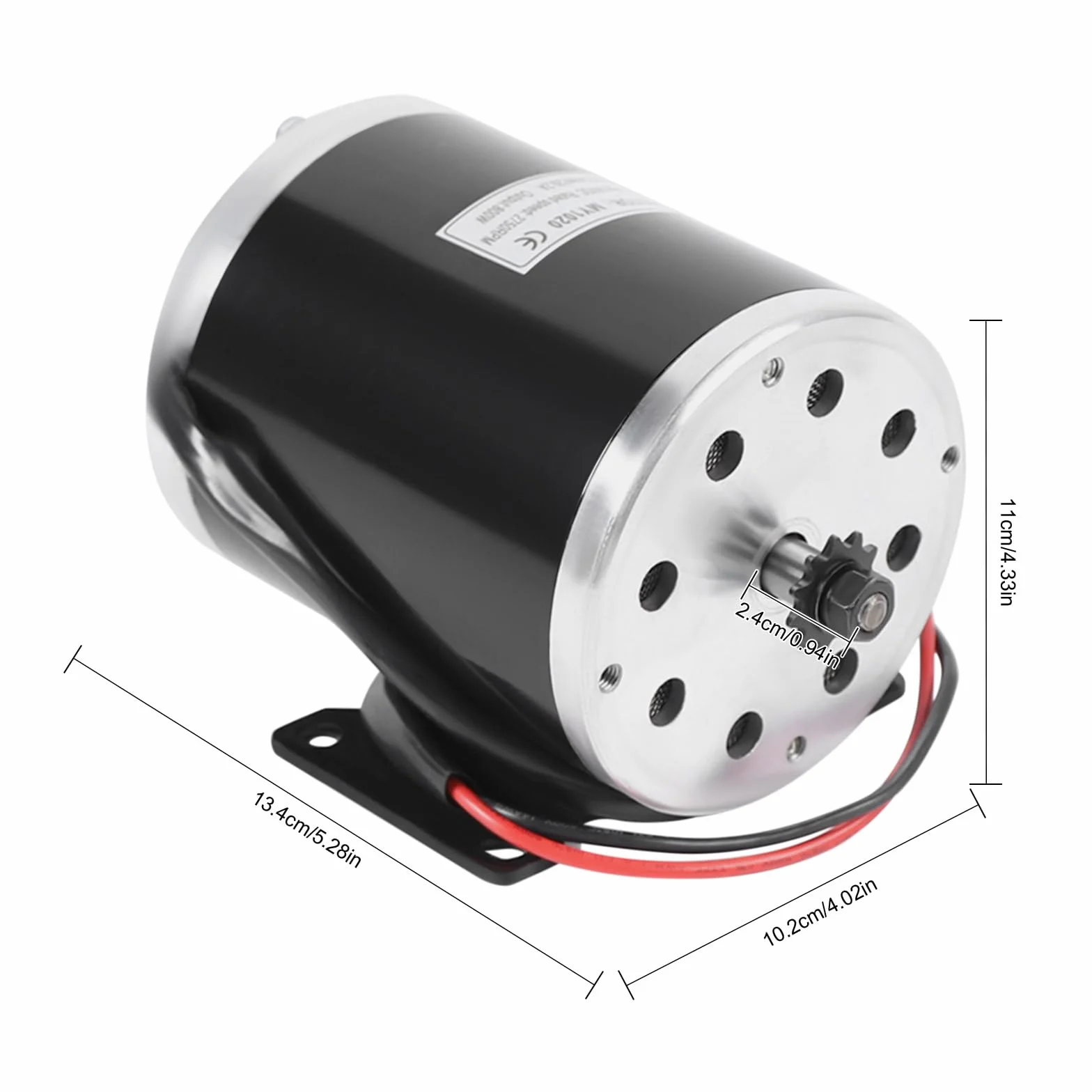 E-Scooter Elektro Motor 36V 800W DC Bürstenmotor 2750U/min 29.2A Für Go-Karts