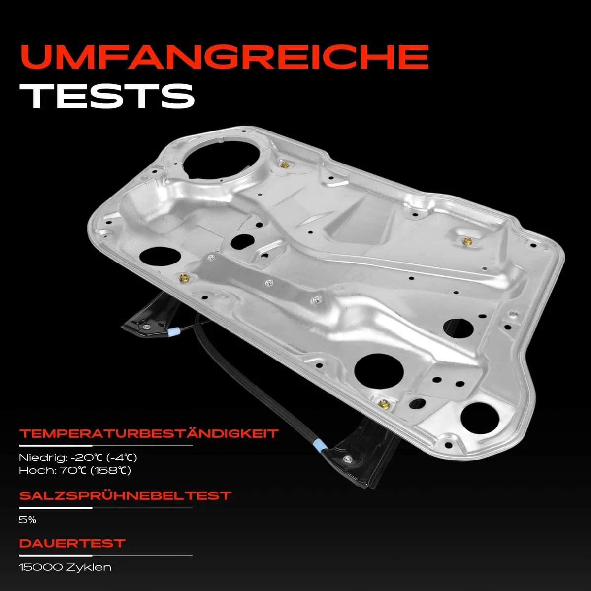 Frankberg Fensterheber Mit Grundträger Vorne Links Kompatibel mit B-o-r-a 1J2 1J6 Golf IV 1J1 1J5 1997-2006 1J4837461H