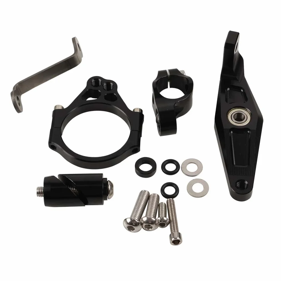Lenkungsdämpfer Kompatibel mit YAMAHA MT09 XSR900 MT-09 MT 09 XSR 900 2021-2023 2024 Motorrad Lenkungsdämpferhalterung Stabilisatorunterstützung Geschwindigkeitswackelsicherheit