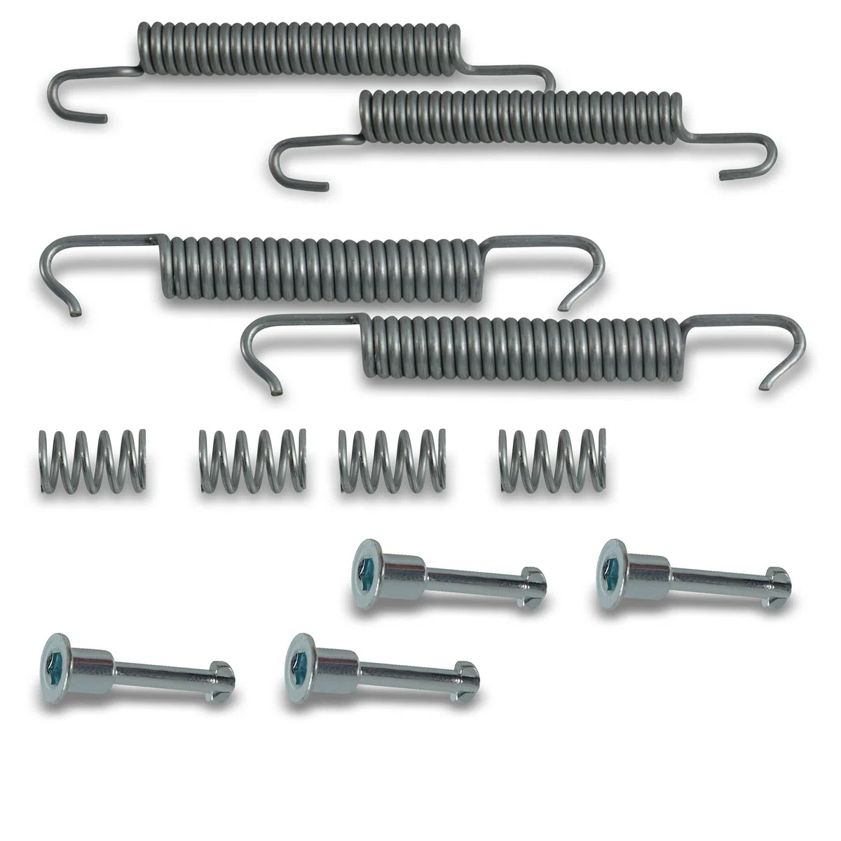 Set bestehend aus 1x Bremsbackensatz Feststellbremse, 1x Zubehörsatz Bremsbacken Feststellbremse 40754374 Hinterachse, Kompatibel mit: ALPINA B10, B10 Touring, BMW 1, 1, 1 Cabriolet, 1 Coupe, 2 Coupe