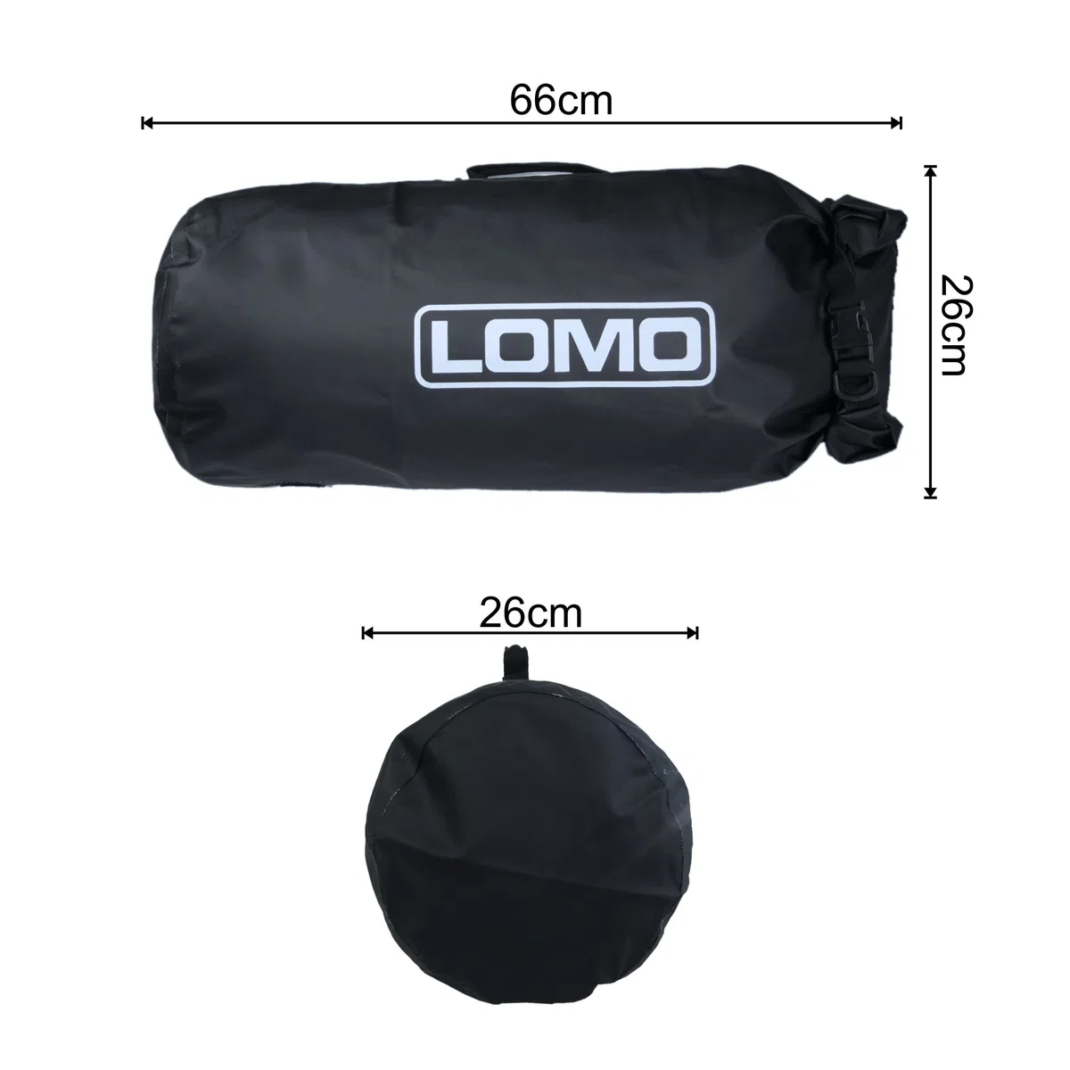 Lomo 40L Motorradtasche - Wasserdicht Motorrad Gepäckrolle