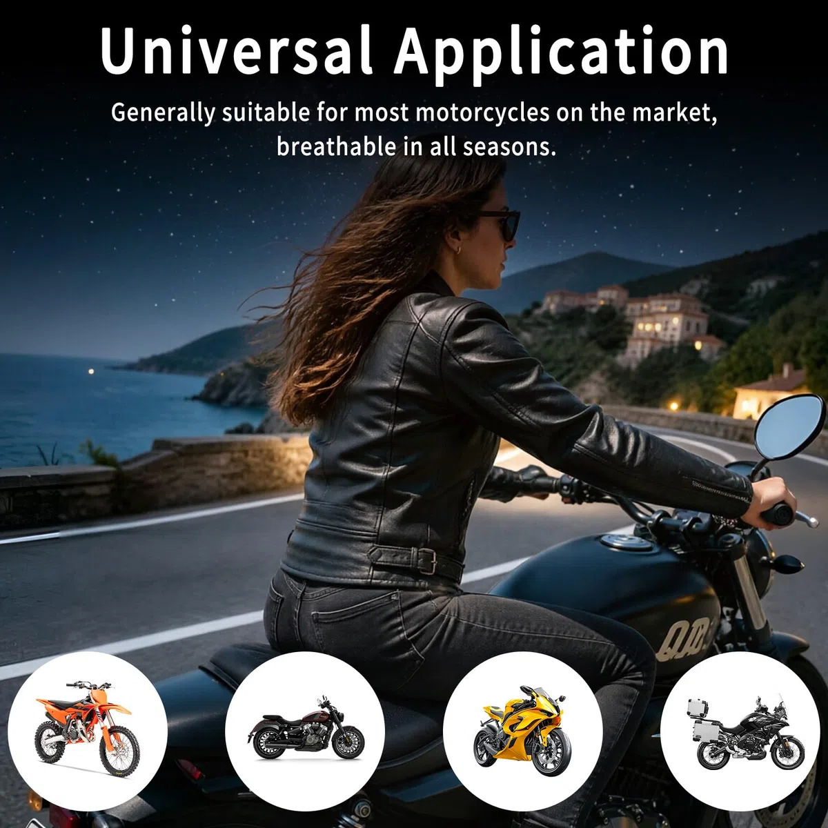 Motorrad Gel Sitzkissen Universal 3D Wabenstruktur Gelkissen Motorrad Struktur Atmungsaktive Stoßdämpfung Sitzpolster für Lange Fahrten