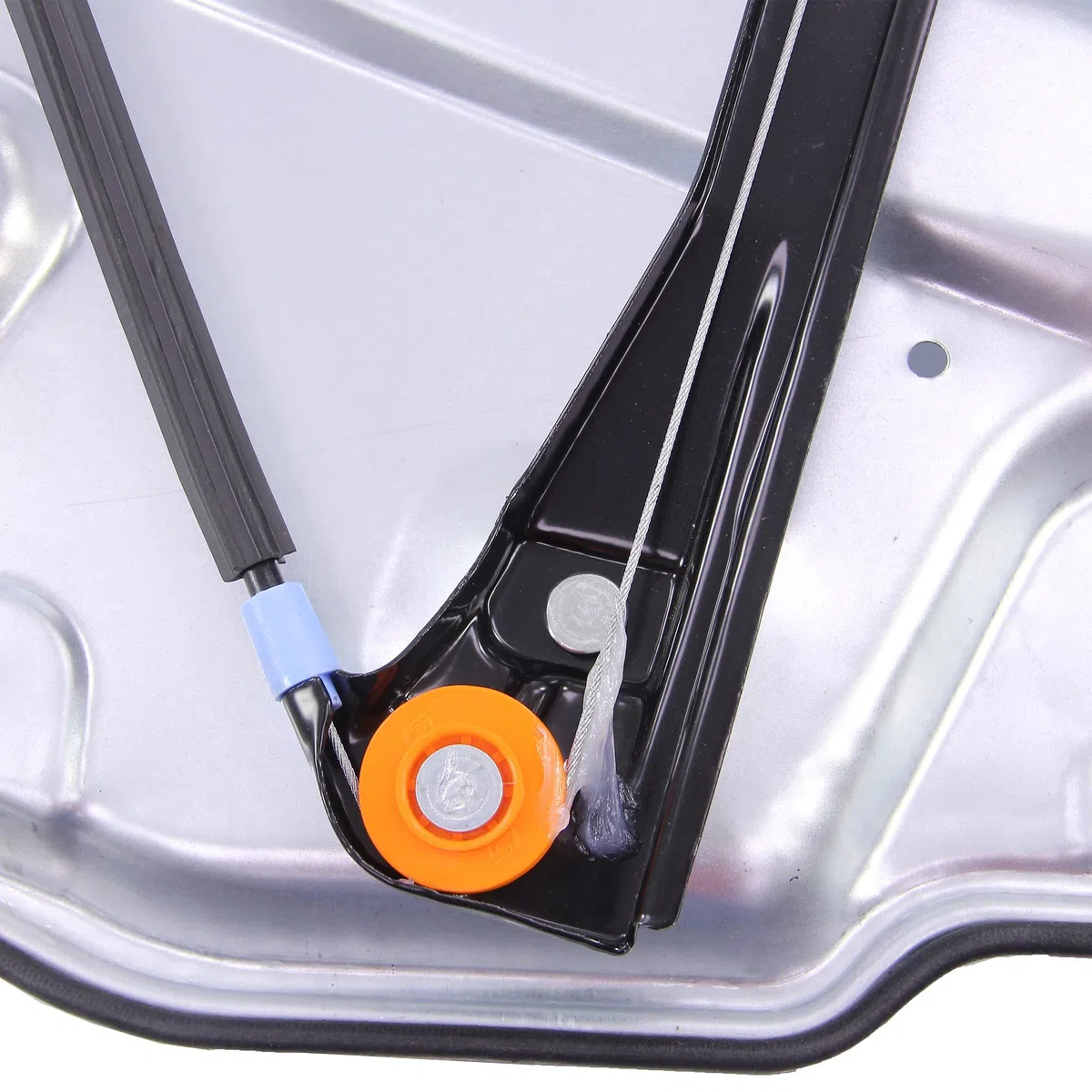 BESTPRICE 1x Fensterheber vorne links elektrisch ohne Elektromotor mit Anschraubplatte Kompatibel mit VW BORA I (1J2), BORA Variant (1J6), GOLF 4 (1J1), GOLF 4 Variant (1J5)