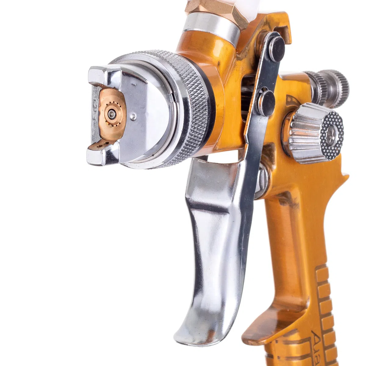 HVLP Spritzpistole H-827 Gold 1,3mm Düse 600 ml Fassungsvermögen zum Lackieren