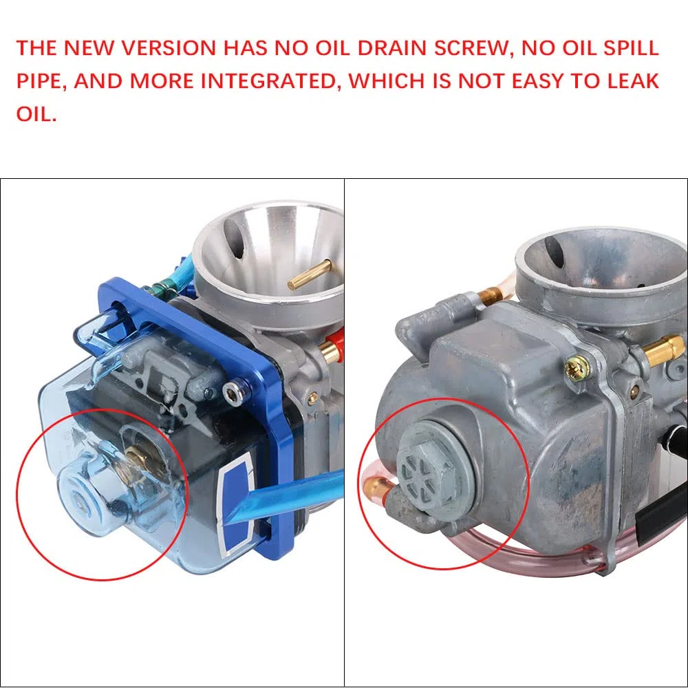 Vergaser Pwk 30 mm Universal Motorrad Jet Leistung Vergaser Ersatz für Motor 100 cc bis 150 cc Dirt Pit Bike Motocross Motorrad Scooter ATV Quad Pwk 30 mm Carbon