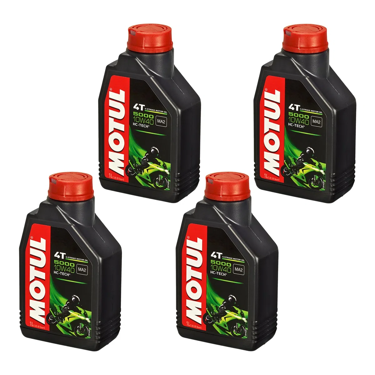 Motul 10W-40 Öl + HiFlo Ölfilter für Yamaha YZF-R1 /SP, 02-06, RN09 RN12 - Ölwechselset inkl. Motoröl, Filter, Dichtring