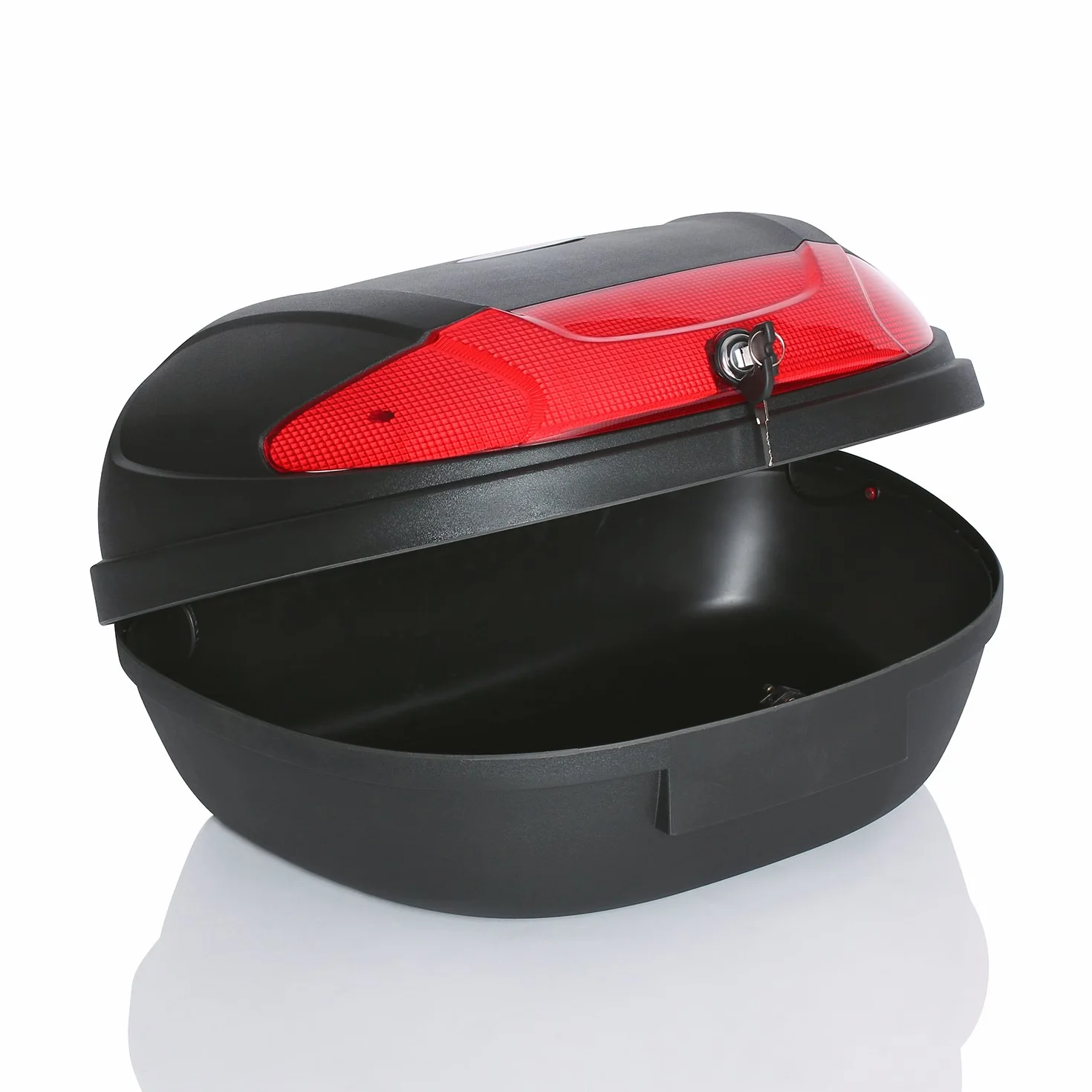 TRESKO XXL Topcase Motorradkoffer 48L passend für 2 Helme