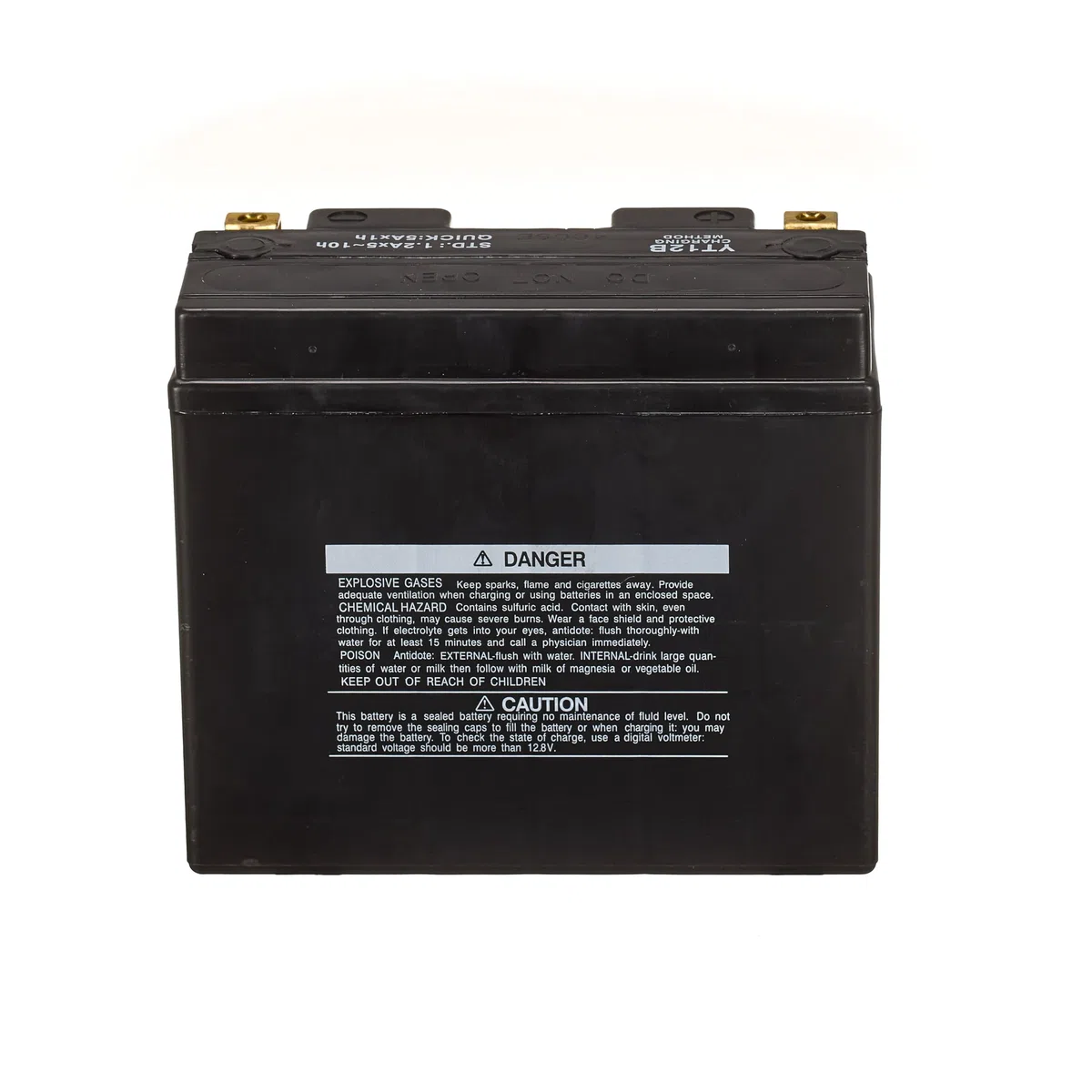 Yuasa YT12B 12V 210 CCA Wartungsfreie AGM-VRLA-Motorradbatterie
