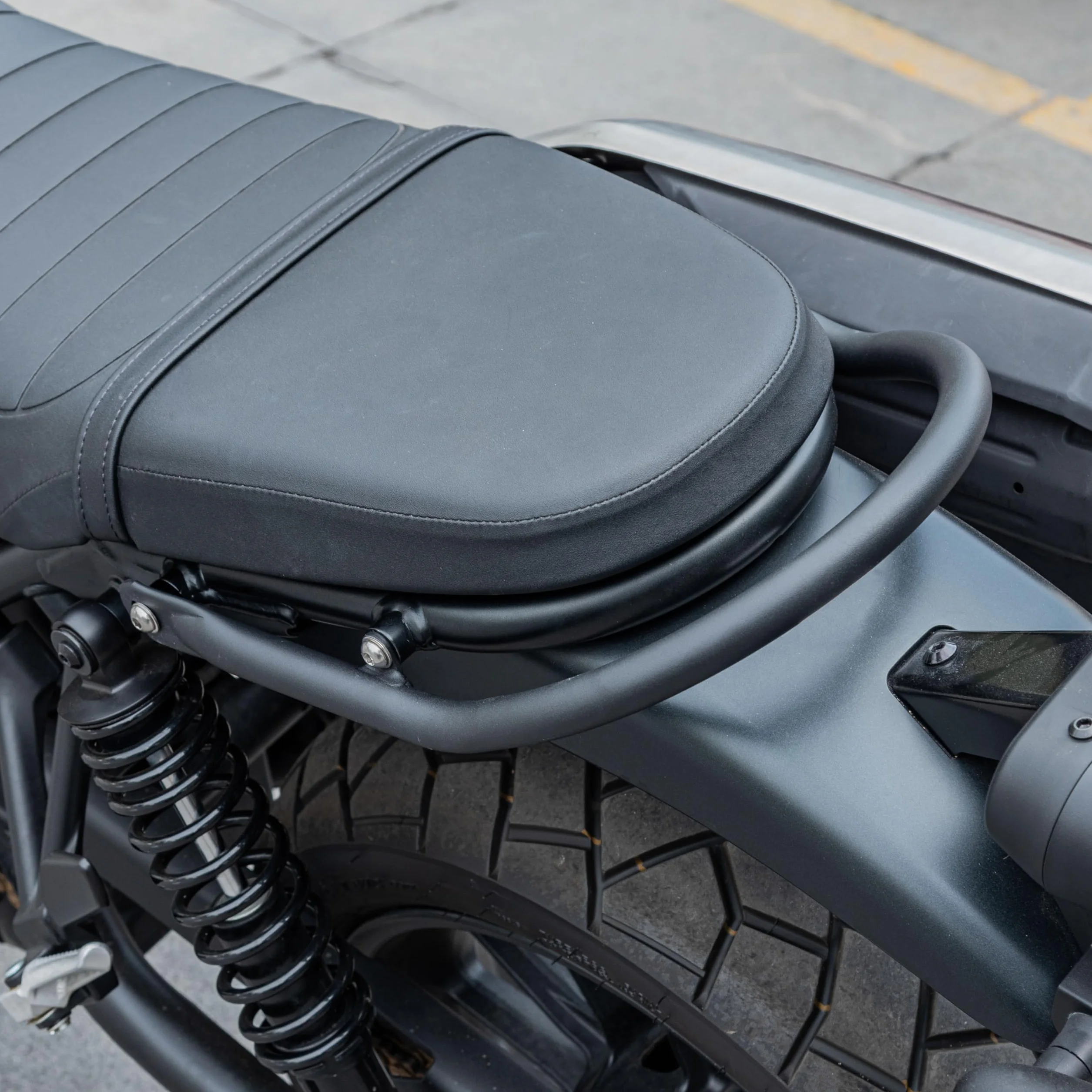 Motorrad Beifahrer Haltegriff für SCL500 CL300 CL500 CL 300 500 SCL 500 2023 2024 Hinterer Lenkerträger Handlaufgriff Soziussitz seitlicher Armlehnensatz