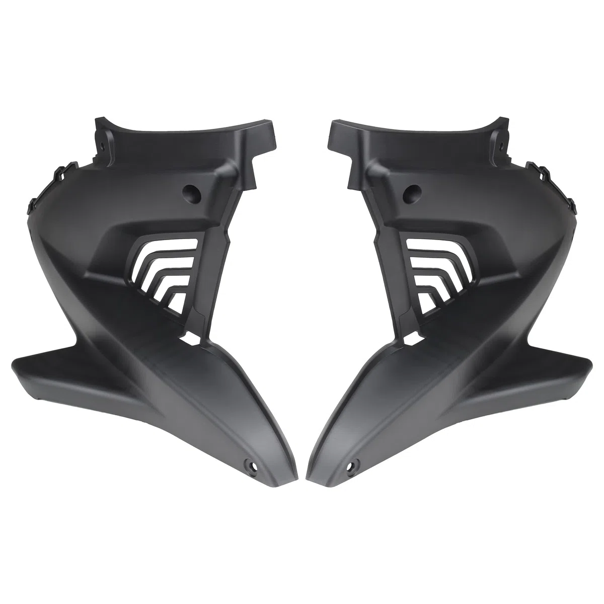 Seitenverkleidung Sitzbank Z-Teile schwarz links rechts kompatibel mit Yamaha Aerox MBK Nitro YQ50 100